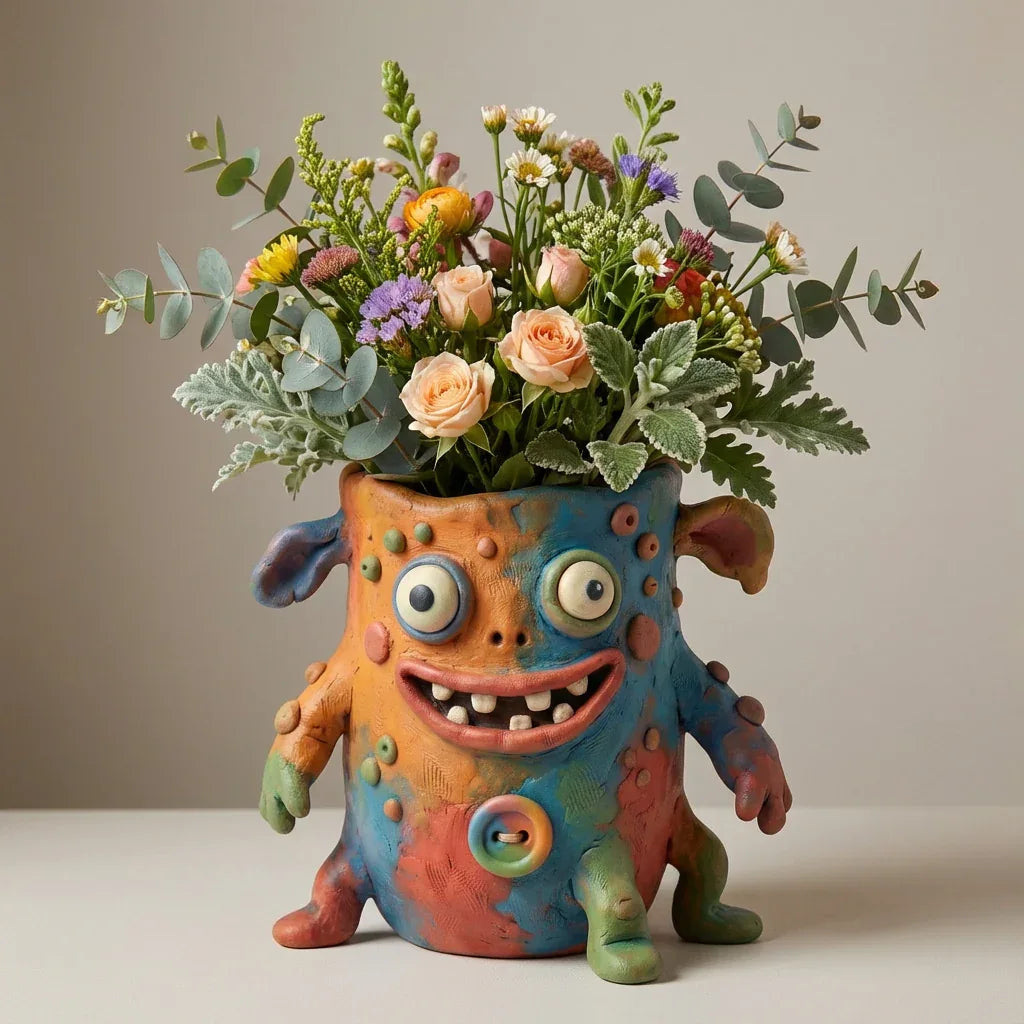 Einzigartige 3D-Kunst Vase – Modernes Erinnerungsstück - 3D Memories