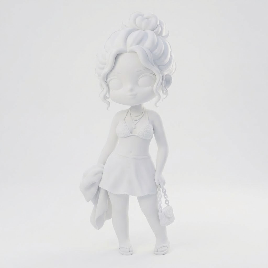 „Liva, die Sonnentänzerin“ – 3D‑Kunstfigur (3D‑Memories)