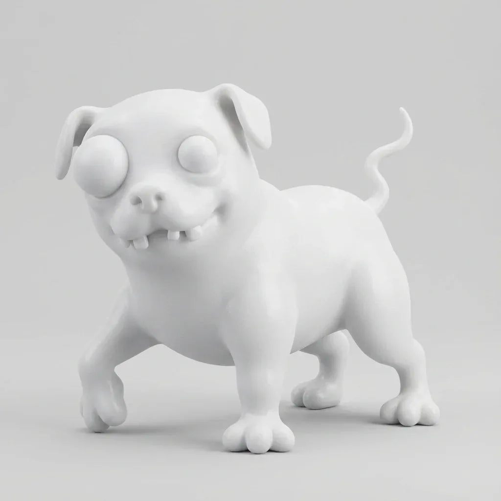 Flauschi – Der fröhliche Farbwirbel-Hund - 3D Memories