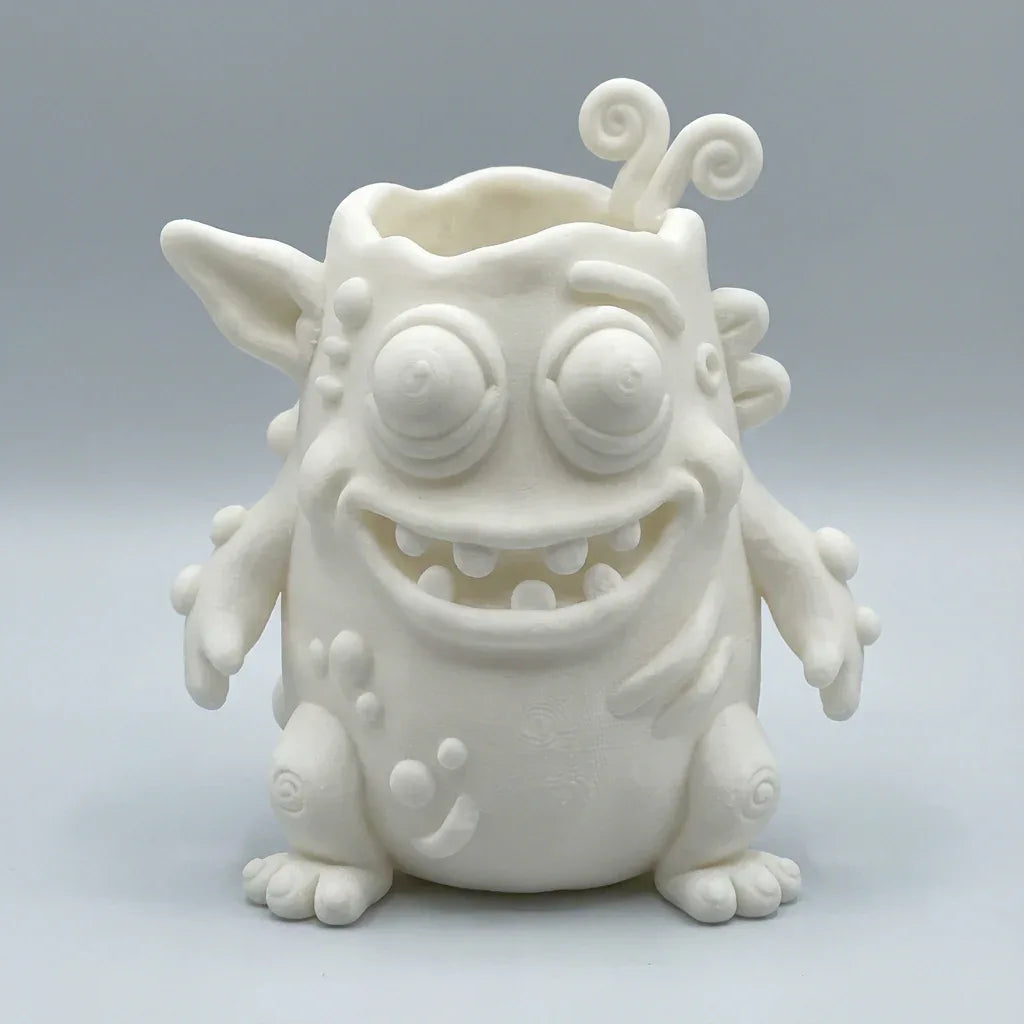 Einzigartige 3D-Kunst Vase – Handgefertigt aus kreativen Skizzen - 3D Memories
