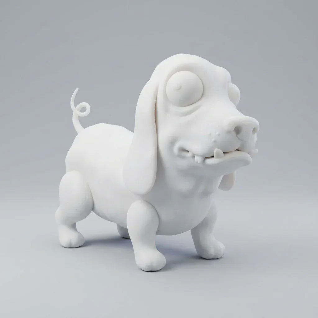 Lustiger Hunde-Kumpel 'Fips' – Ihr persönliches 3D-Kunstobjekt - 3D Memories