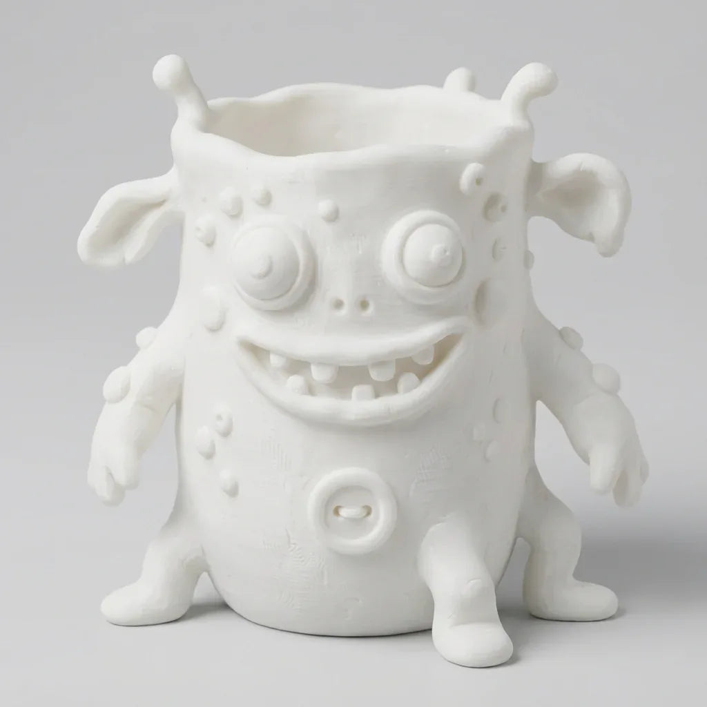 Einzigartige 3D-Kunst Vase – Modernes Erinnerungsstück - 3D Memories