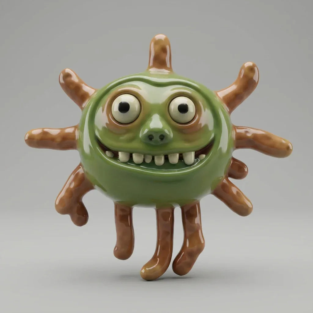 Sonnix - Das fröhliche Sonnenmonster 3D-Kunstobjekt - 3D Memories