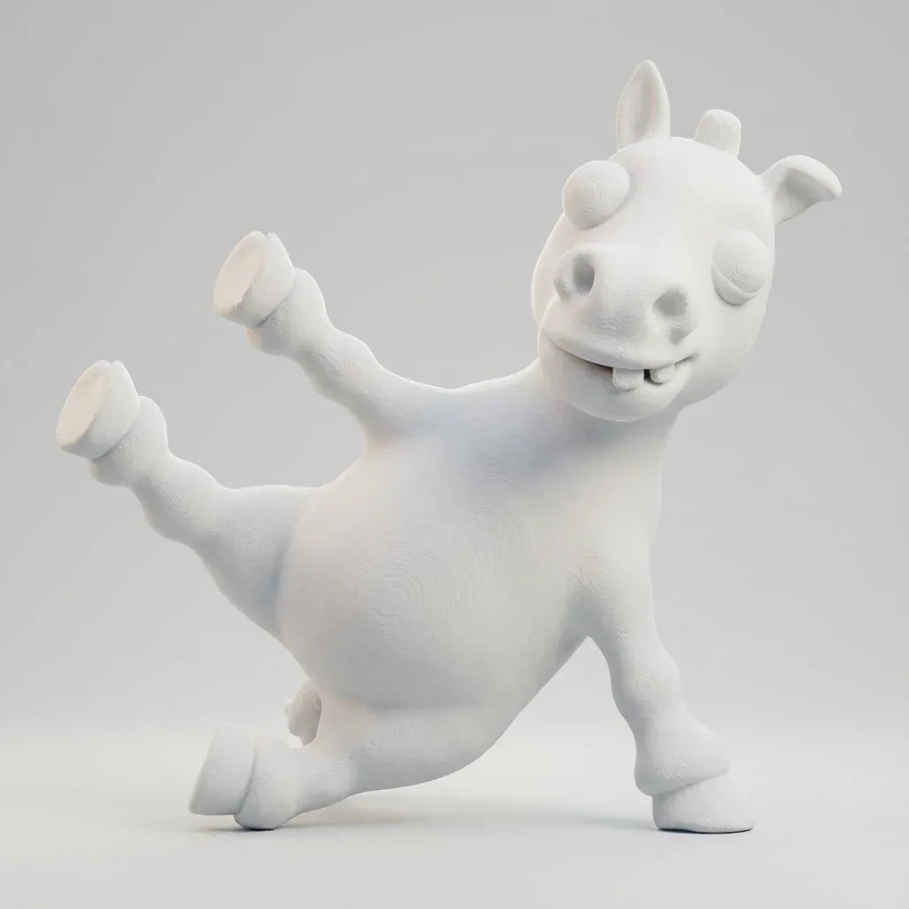 Buntes Pferd 'Farbflitz' – Ihr einzigartiges 3D-Kunstobjekt - 3D Memories