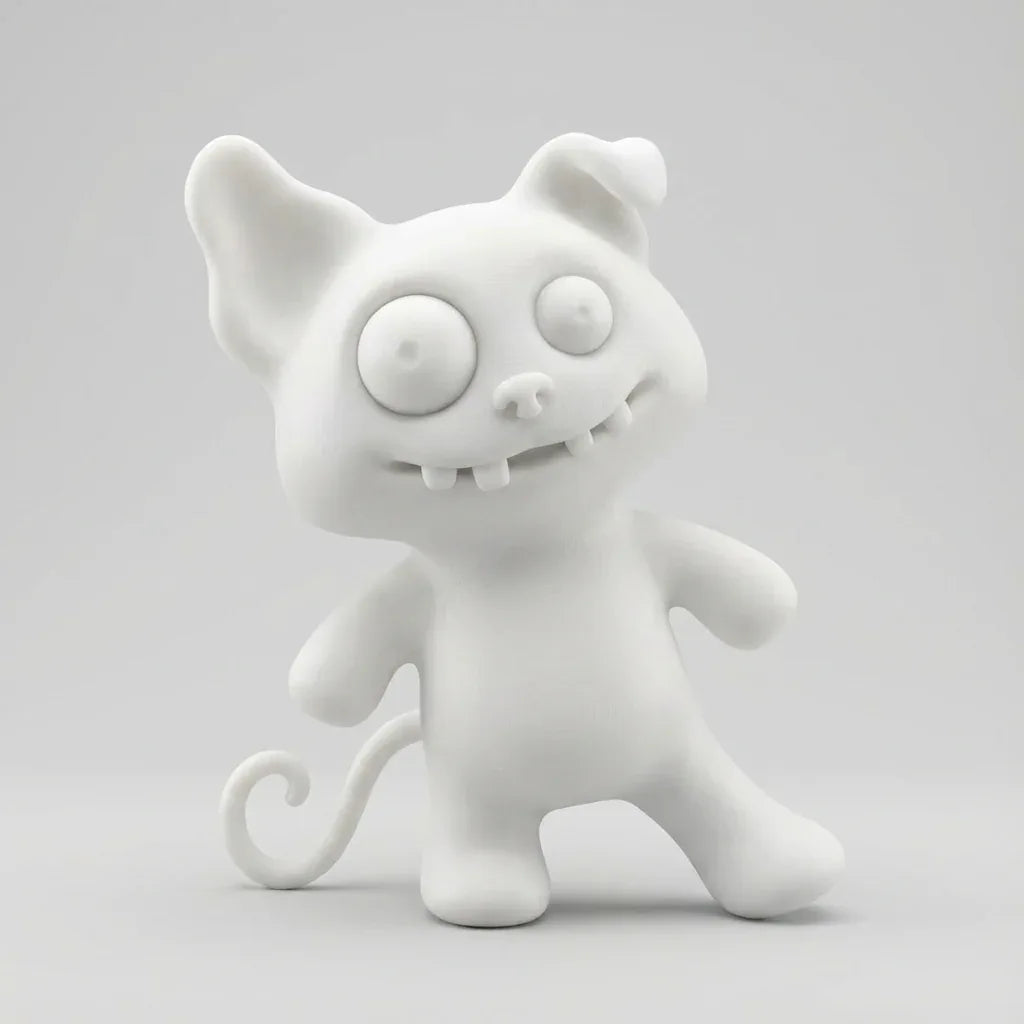 Der bunte Kumpel - Einzigartige 3D-Kunstfigur von 3D-Memories - 3D Memories