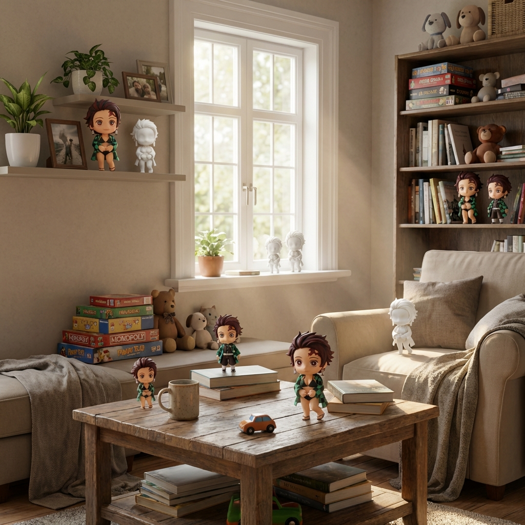 Chibi-Kunstfigur „Mika Karo-Mantel“ – 3D-Memories 3D-Print nach deiner Vorlage