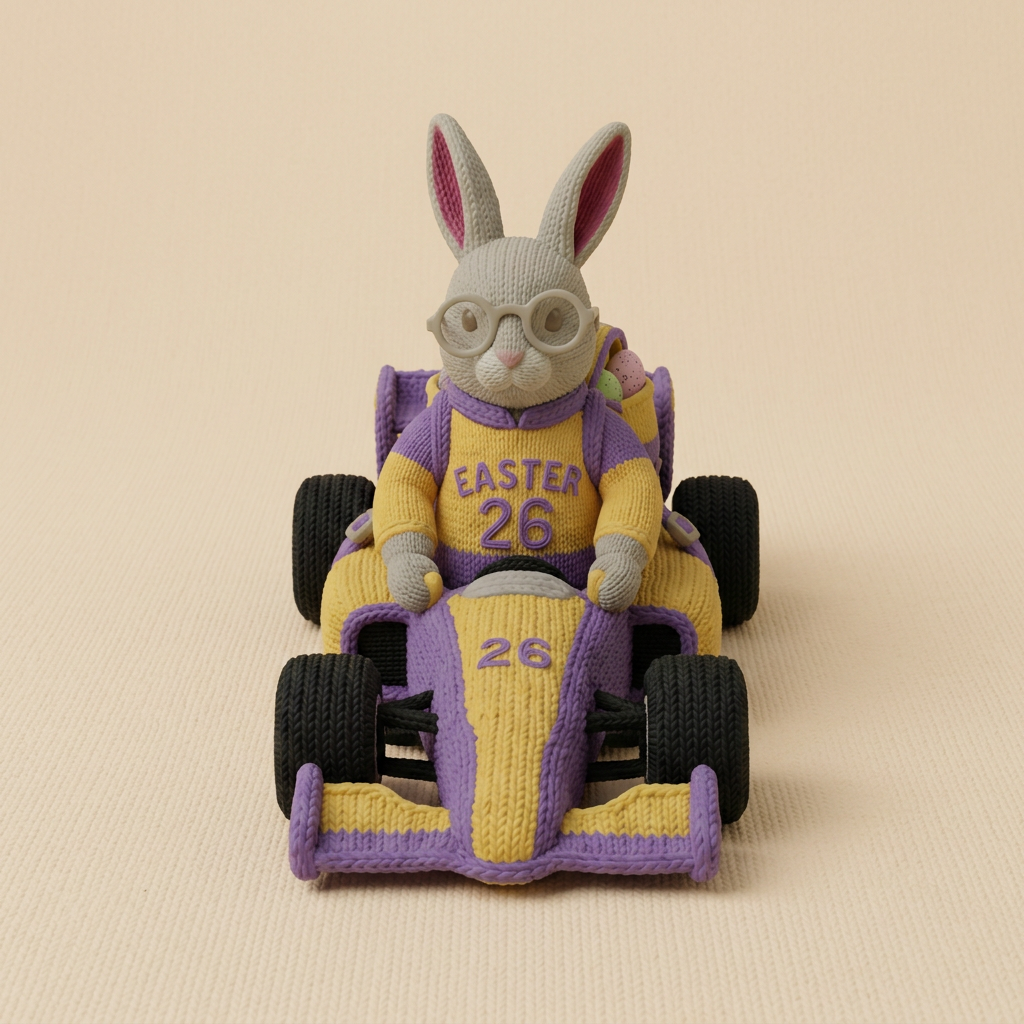 Renn-Hase 'Speedy' – Der Oster-Champion