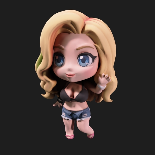 Chibi „Leni Lichtblick“ – 3D-Kunstfigur aus deiner Vorlage | 3D-Memories