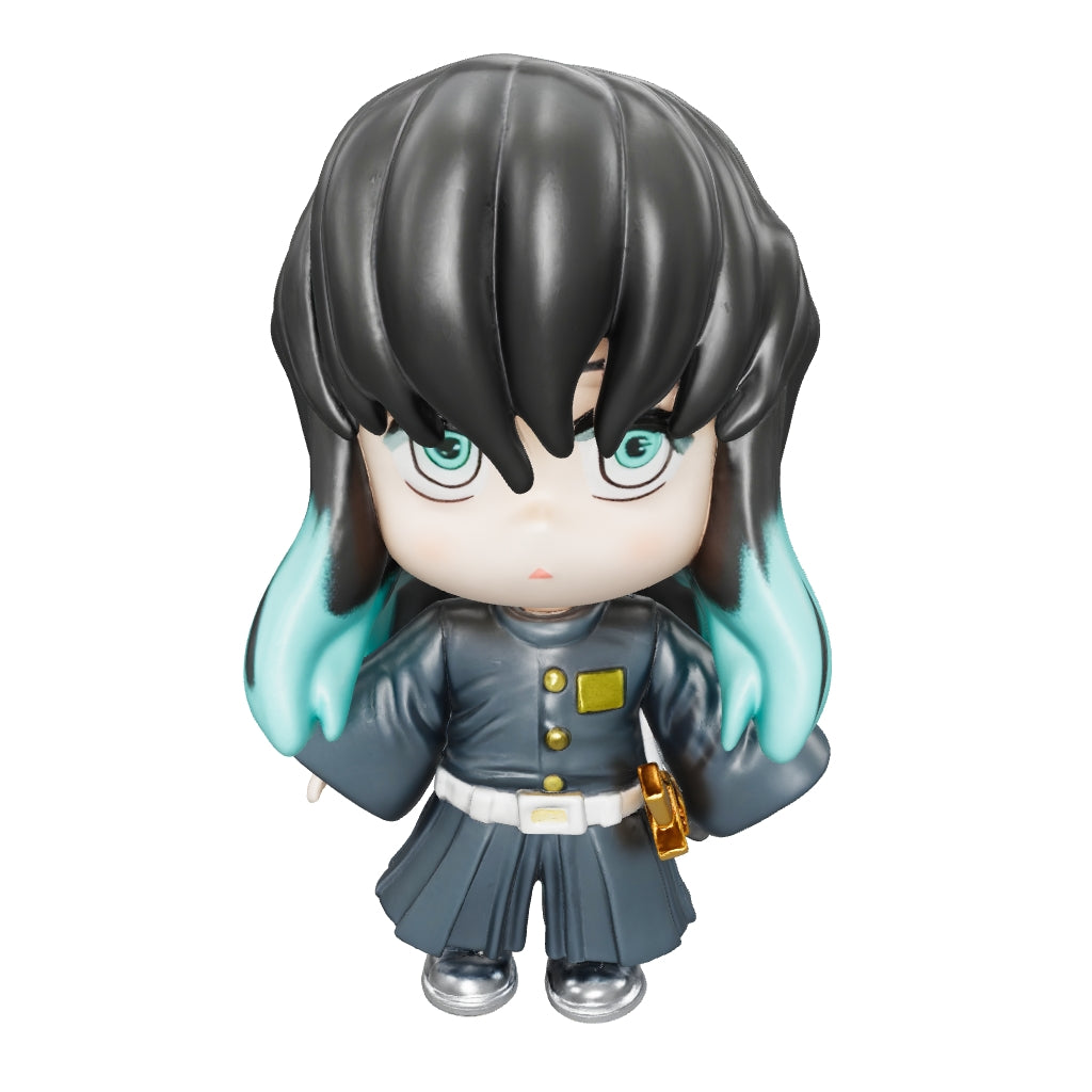 Chibi-Kriegerin Aki - Dein mutiger Begleiter in 3D