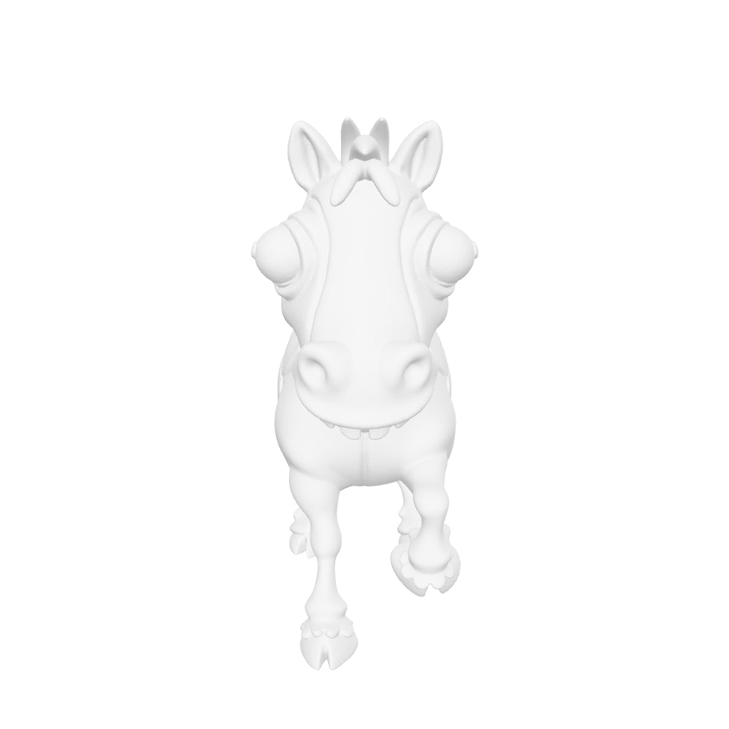 Farbenfrohes Fantasie-Pferd "Lumos" – Ihre verspielte 3D-Kunstfigur