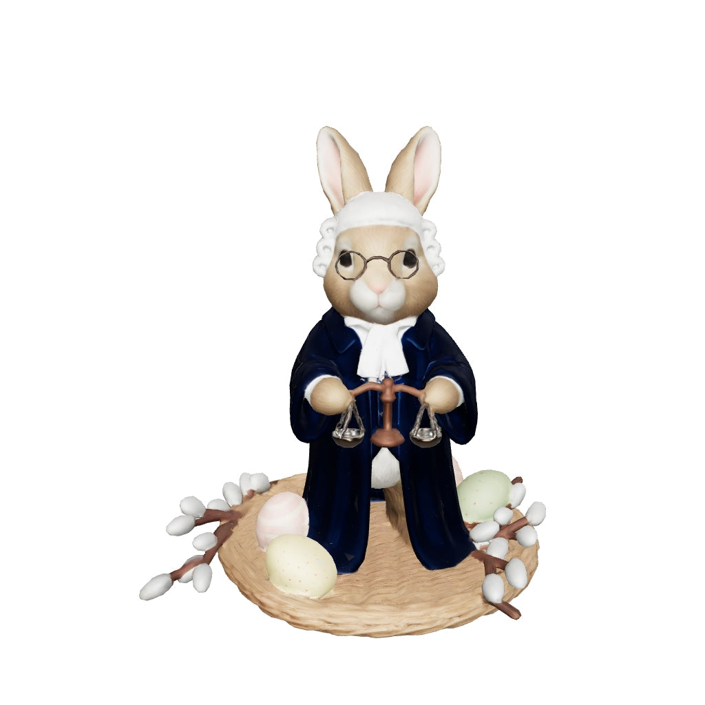 Richter Hase: Gerechtigkeit mit einem Lächeln