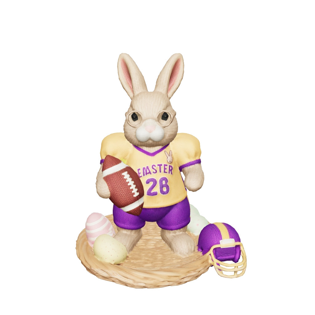 Rocky der Football-Hase - Dein Oster-Champion!