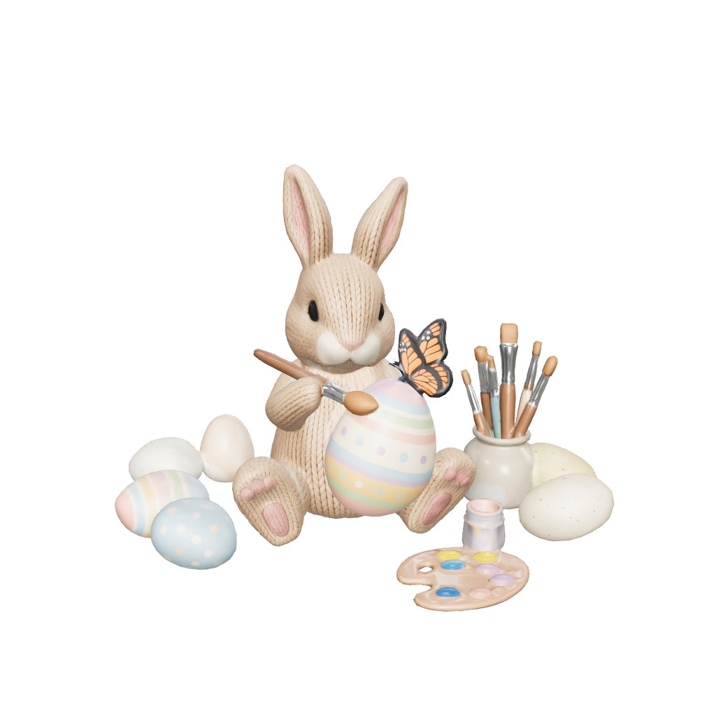 Osterhase 'Pinselstrich' - Frühlingsbote