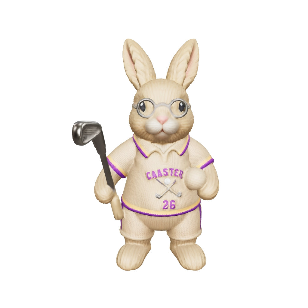 Hoppel der Golfer - Ein Hase mit Stil