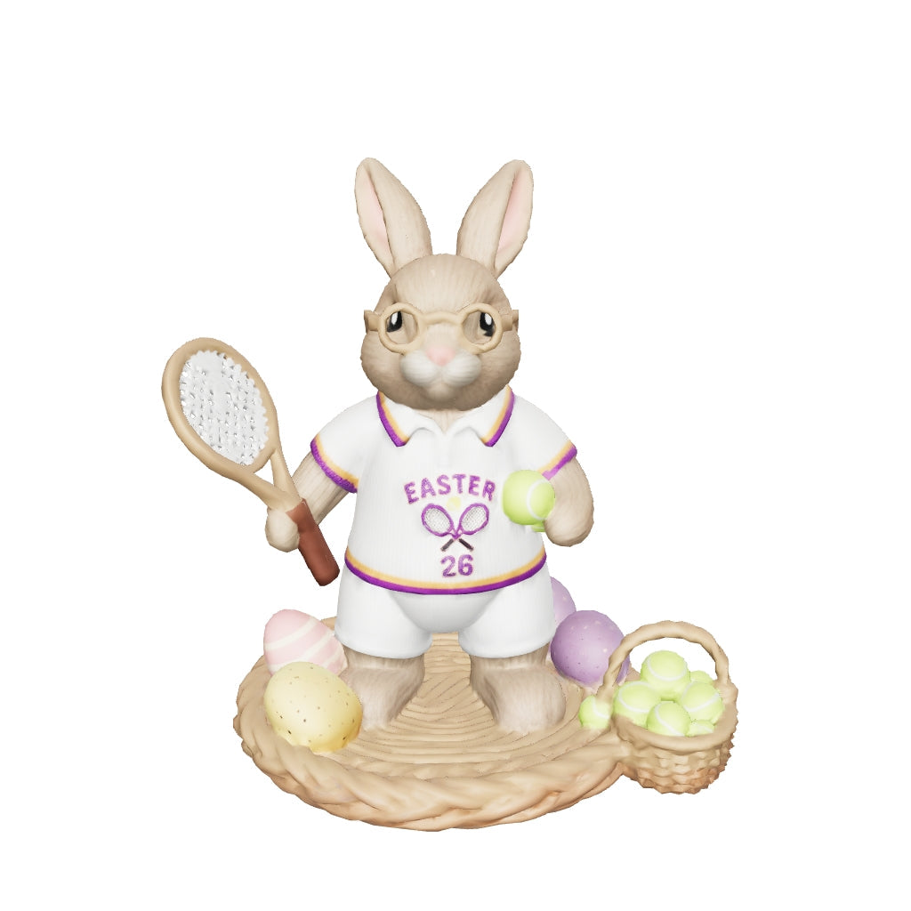 Oster-Tennis-Hase: Aufschlag zum Fest!