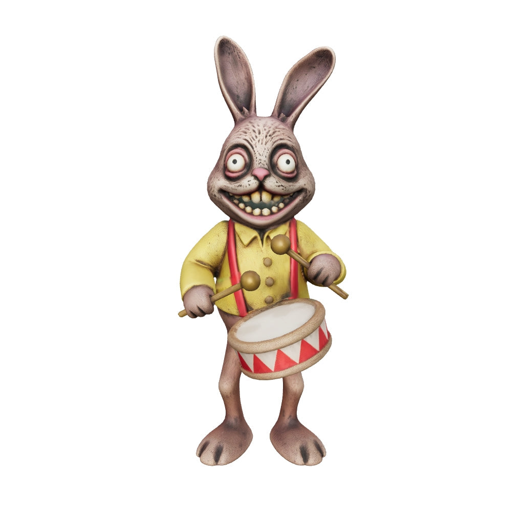 Barnaby der Trommler - Einzigartige 3D-Kunstfigur
