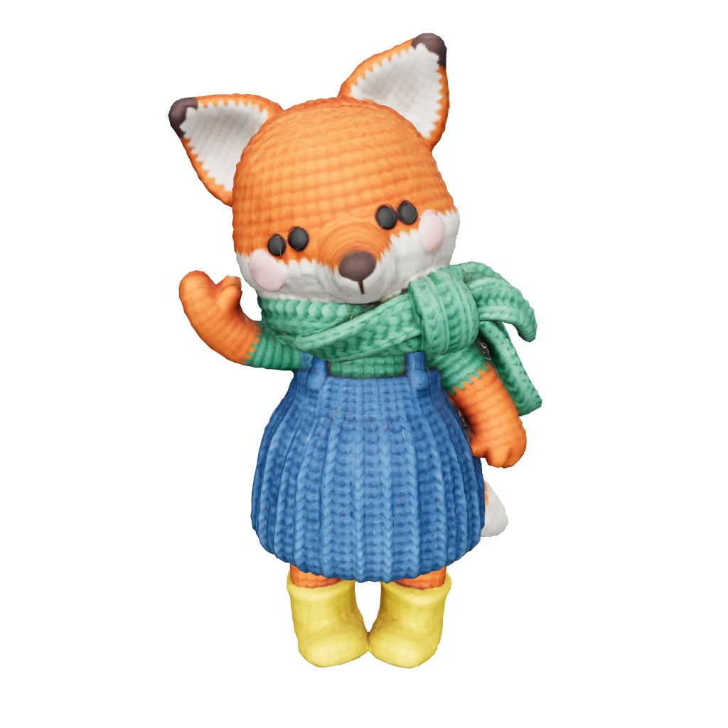 Frieda Fuchs – 3D-Kunstobjekt nach deiner Zeichnung | 3D‑Memories