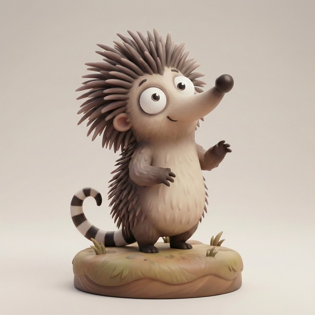 „Schnabelspitz“ – verspieltes 3D-Kunstobjekt nach deiner Zeichnung | 3D‑Memories