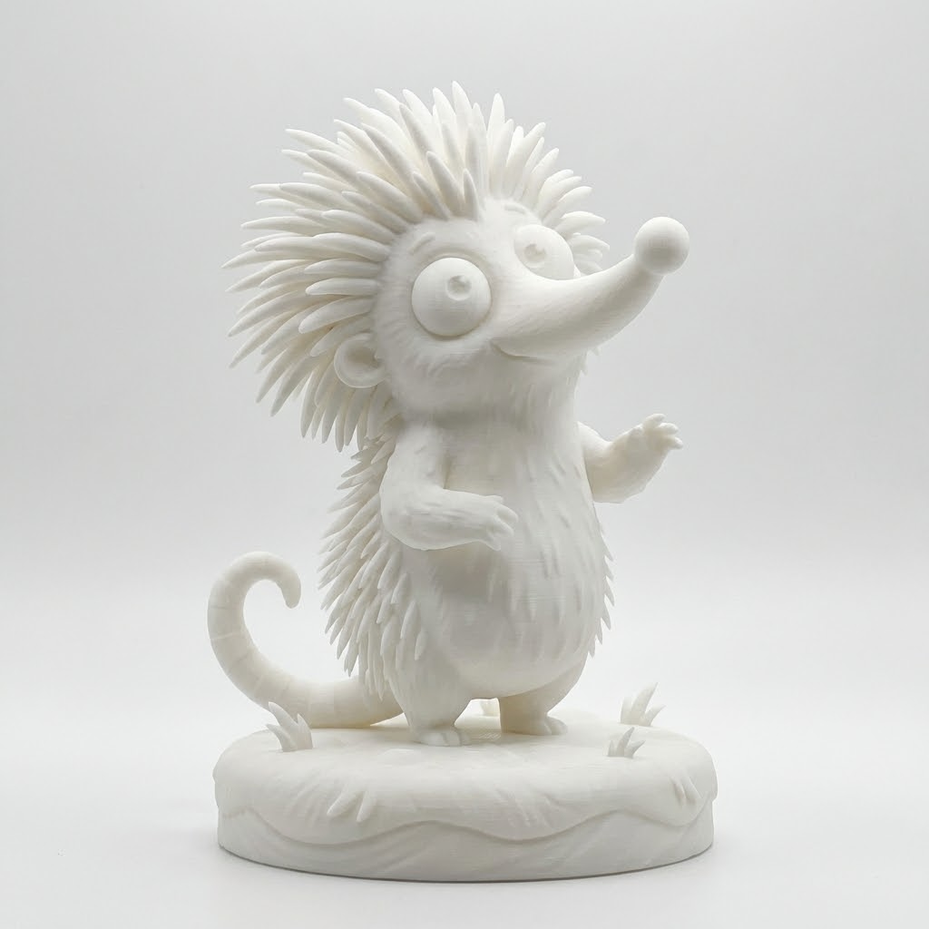 „Schnabelspitz“ – verspieltes 3D-Kunstobjekt nach deiner Zeichnung | 3D‑Memories