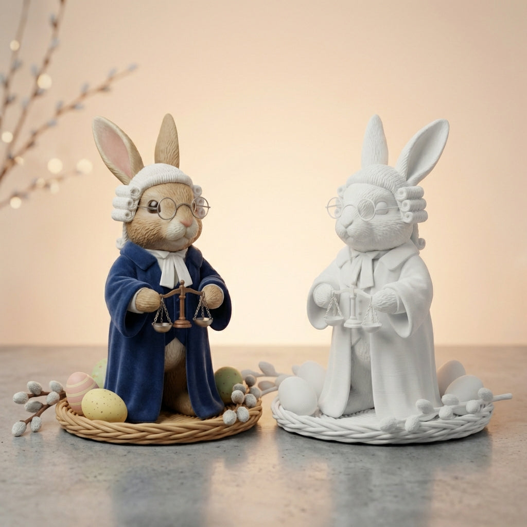 Richter Hase: Gerechtigkeit mit einem Lächeln