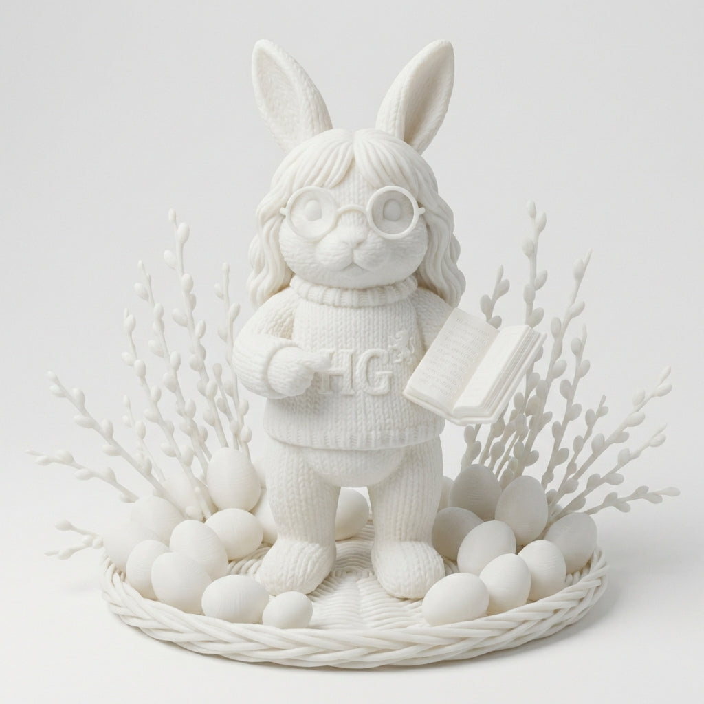 Professor Hasenpfote - Ein kluger Hase mit Buch