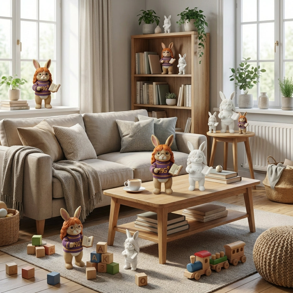 Professor Hasenpfote - Ein kluger Hase mit Buch