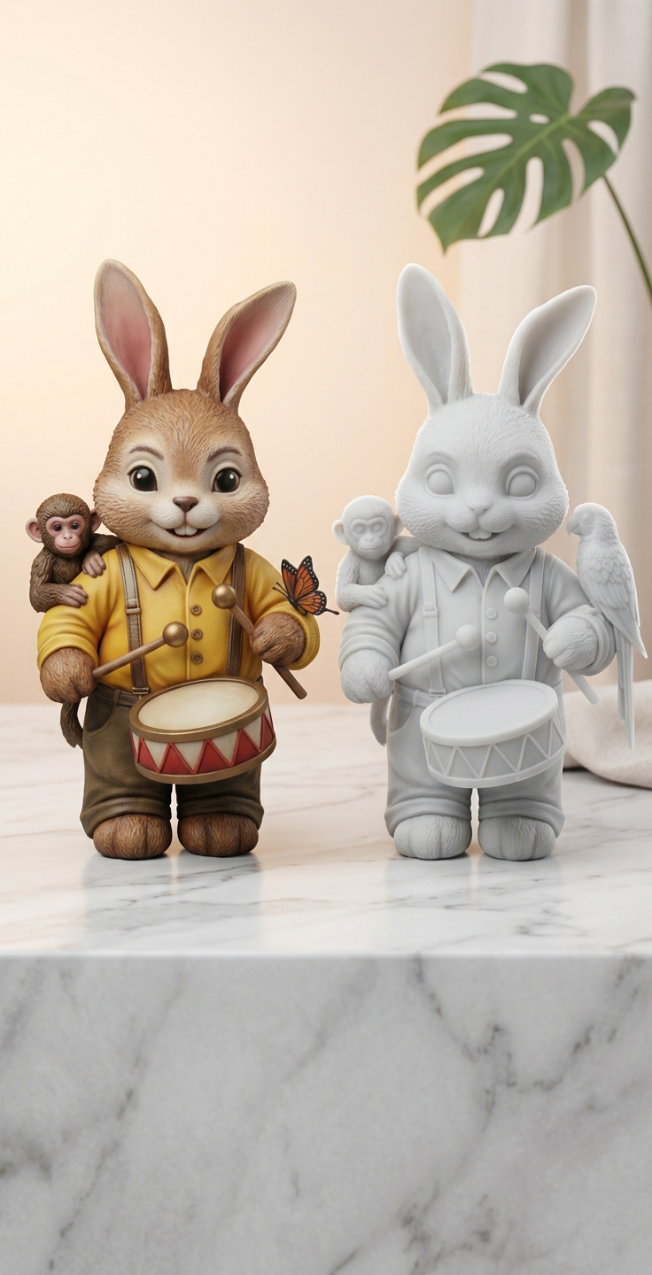 Brummel der Trommler Hase