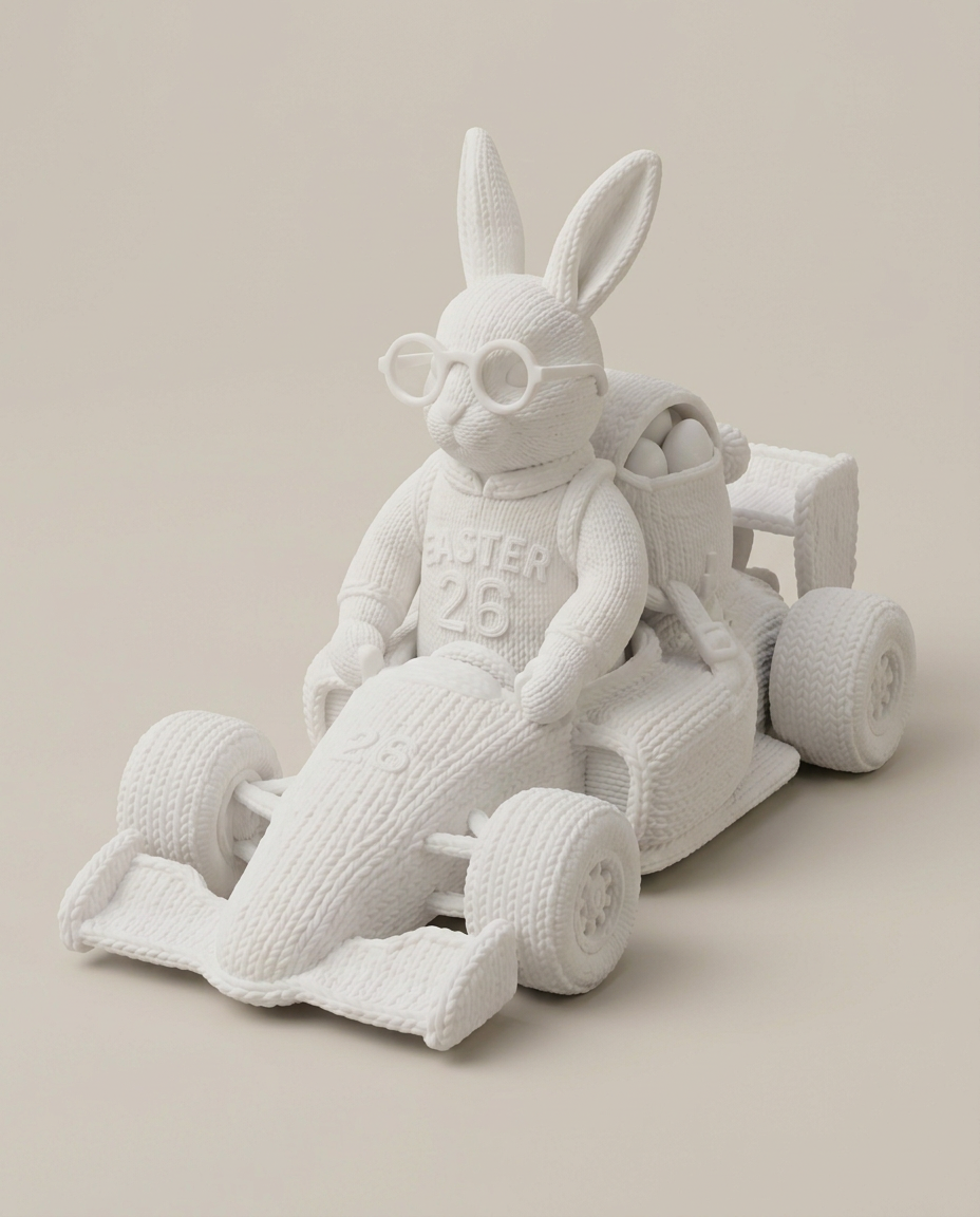 Renn-Hase 'Speedy' – Der Oster-Champion