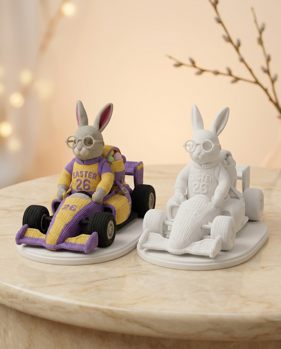 Renn-Hase 'Speedy' – Der Oster-Champion