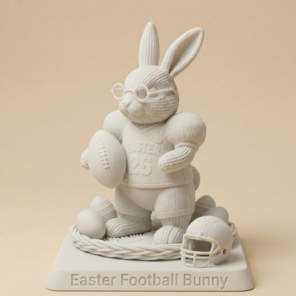 Rocky der Football-Hase - Dein Oster-Champion!