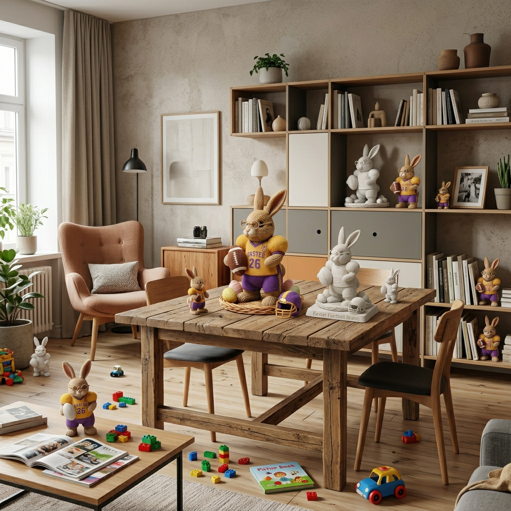 Rocky der Football-Hase - Dein Oster-Champion!