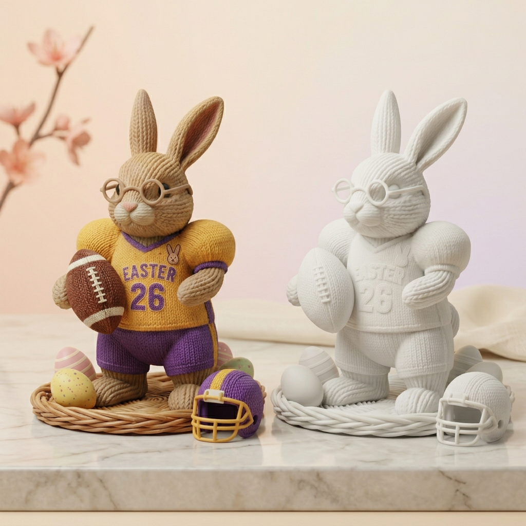 Rocky der Football-Hase - Dein Oster-Champion!