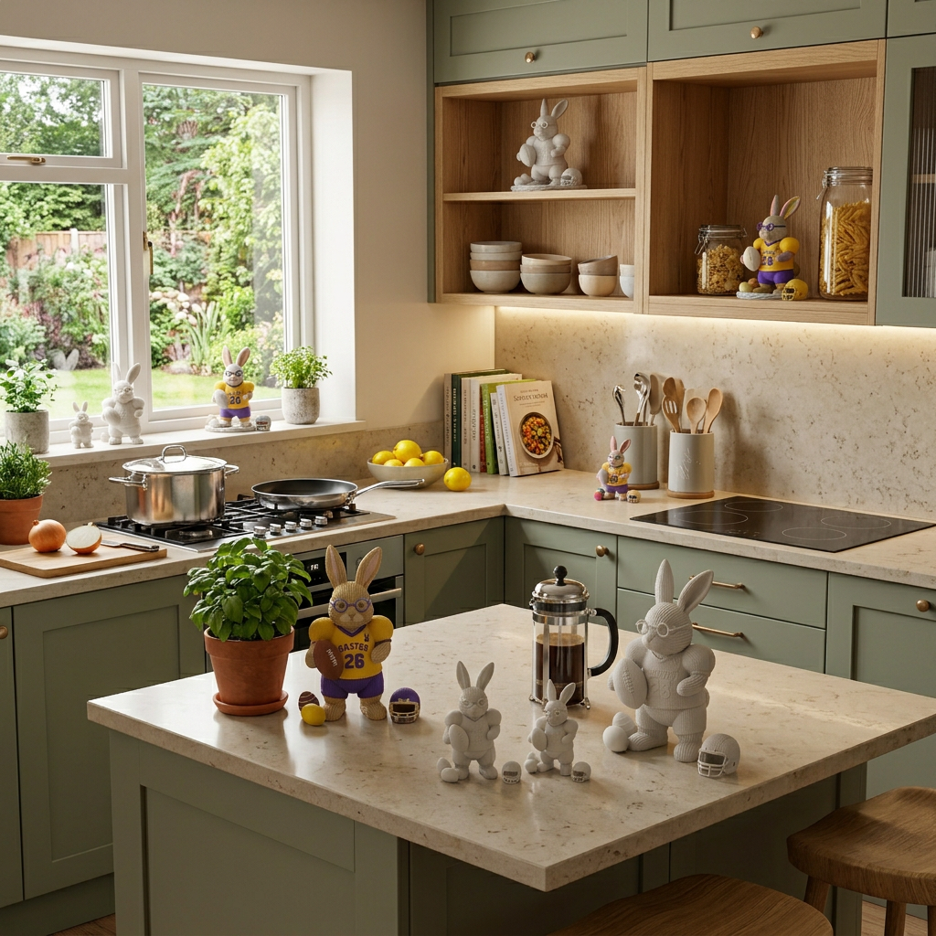 Rocky der Football-Hase - Dein Oster-Champion!