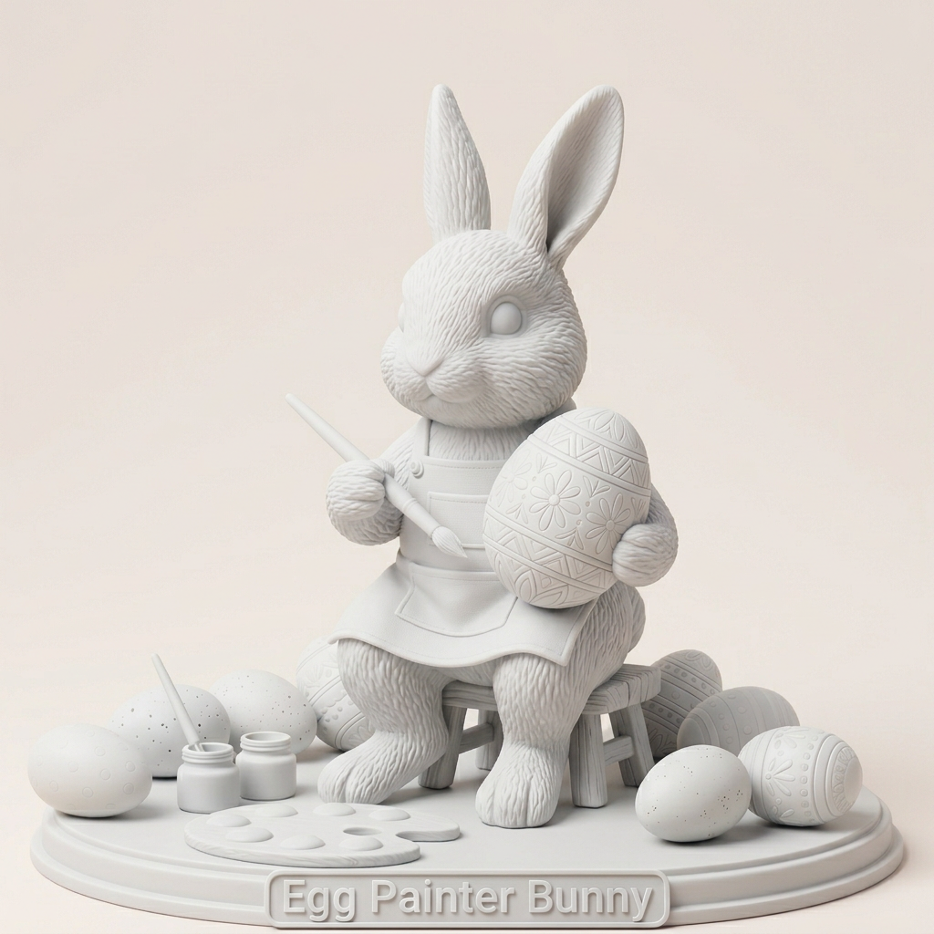 Bartholomäus der Osterhase - Ein Künstler aus dem Fell