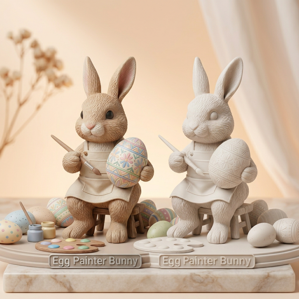 Bartholomäus der Osterhase - Ein Künstler aus dem Fell