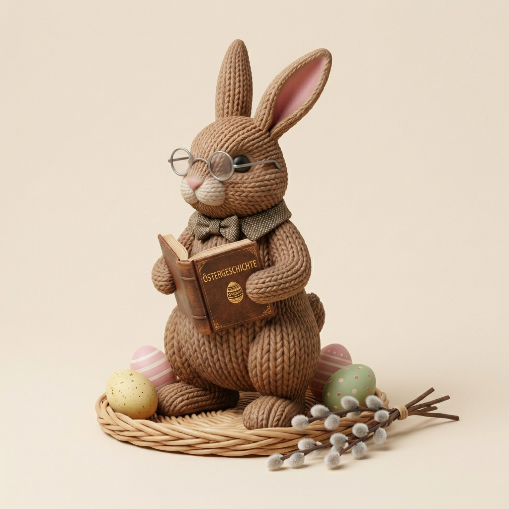 Professor Hoppel: Der Bücherwurm des Osterkorbs