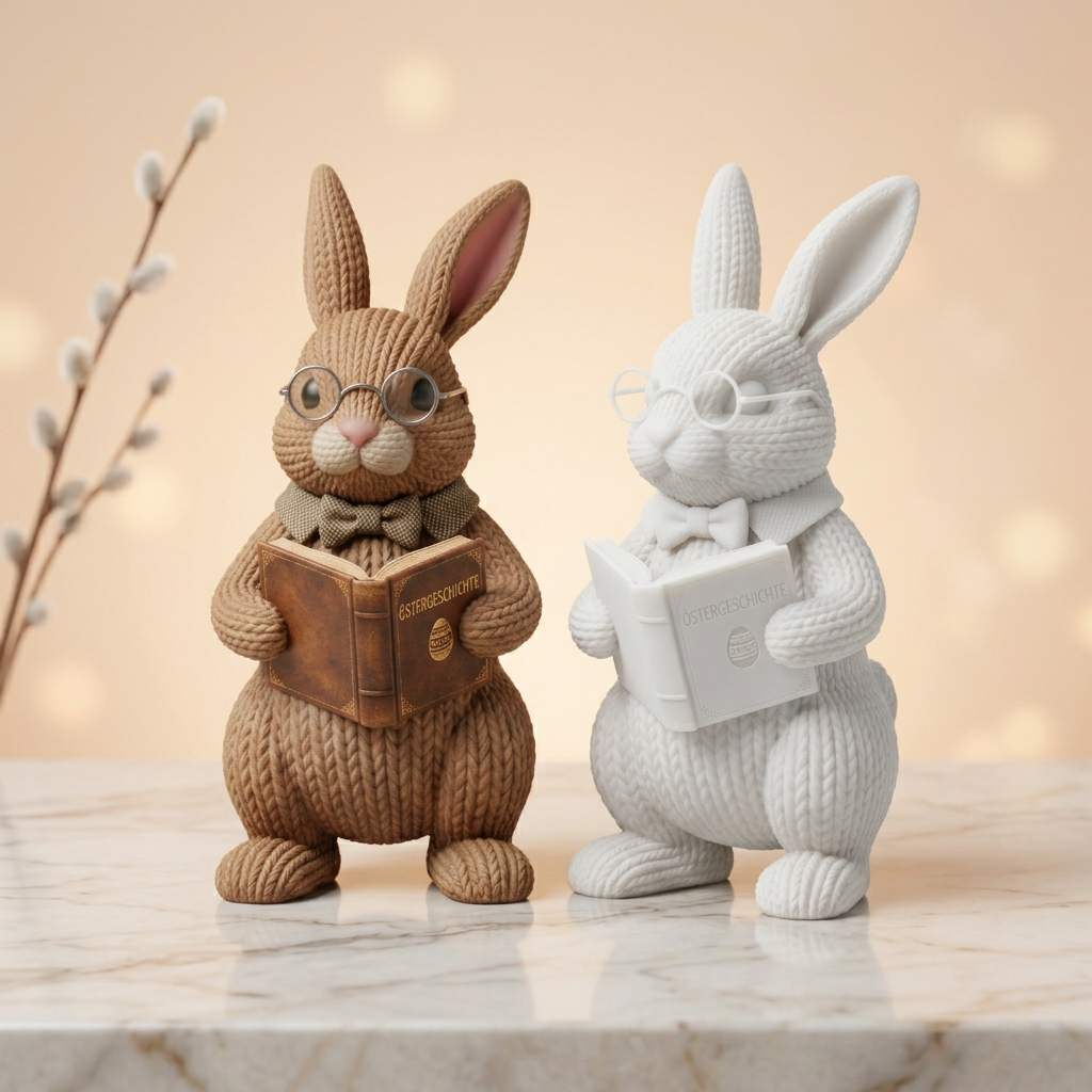 Professor Hoppel: Der Bücherwurm des Osterkorbs