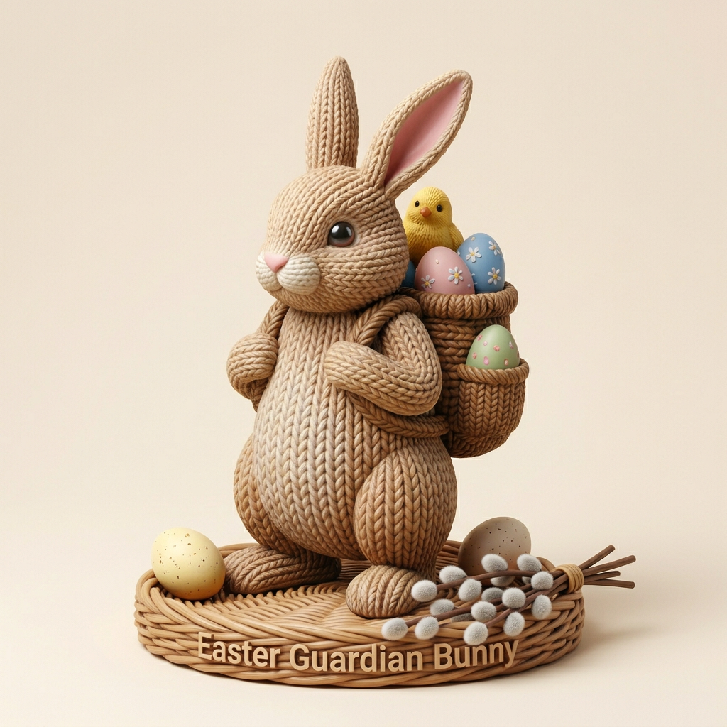 Osterhase 'Brummel' - Dein süßer Hüter des Frühlings