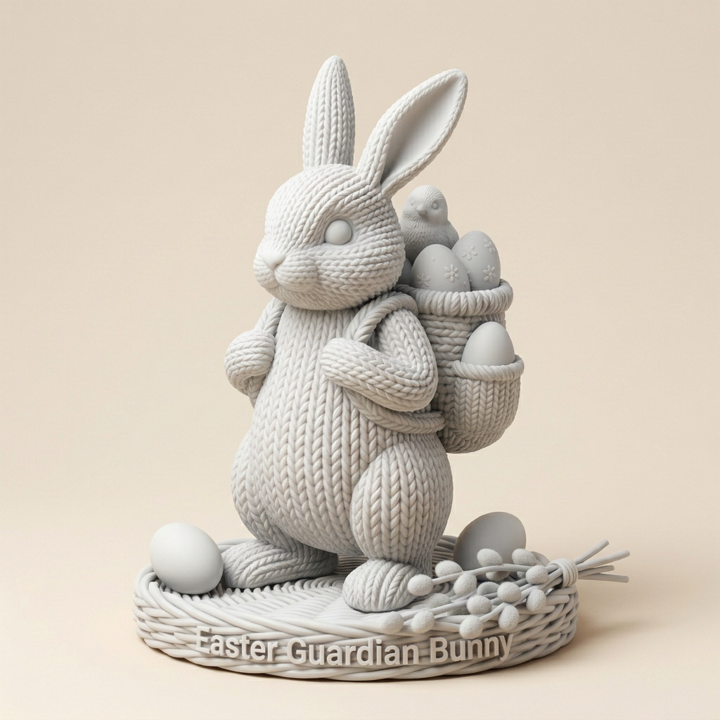 Osterhase 'Brummel' - Dein süßer Hüter des Frühlings