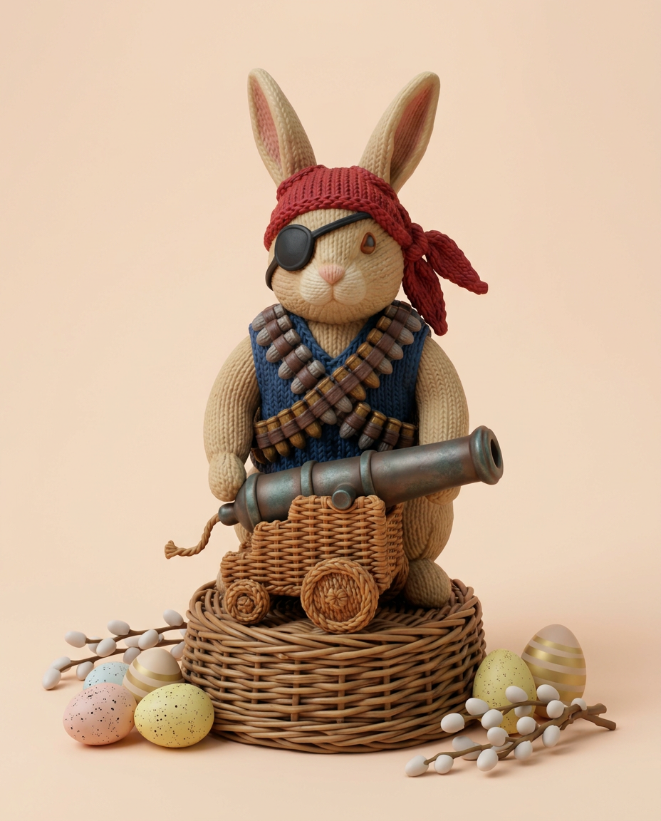 Kanonier Hoppel - Der Piratenhase