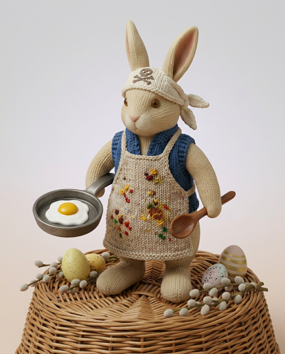 Chef Hoppel - Der Osterhase mit Pfanne