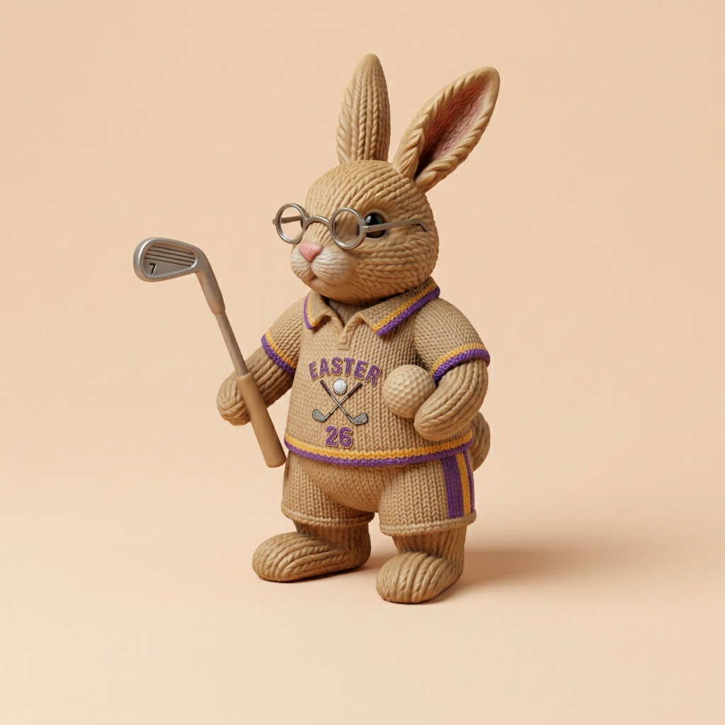 Hoppel der Golfer - Ein Hase mit Stil