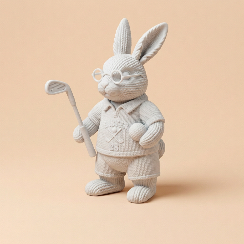 Hoppel der Golfer - Ein Hase mit Stil