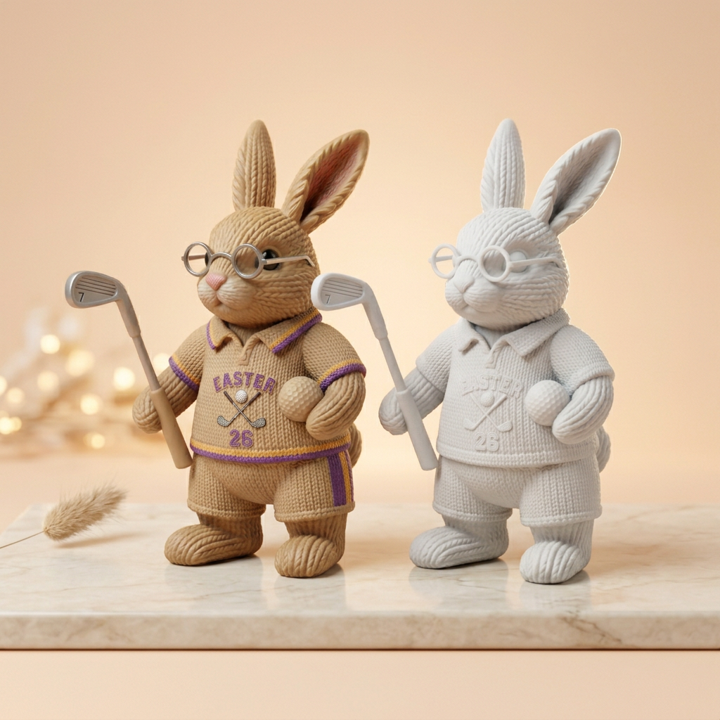 Hoppel der Golfer - Ein Hase mit Stil