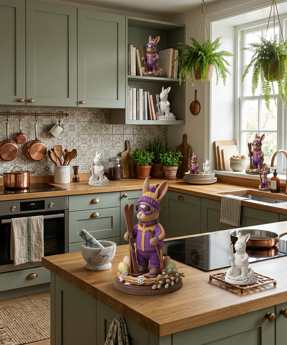 Ski-Hase Bodo - Bereit für die Piste!