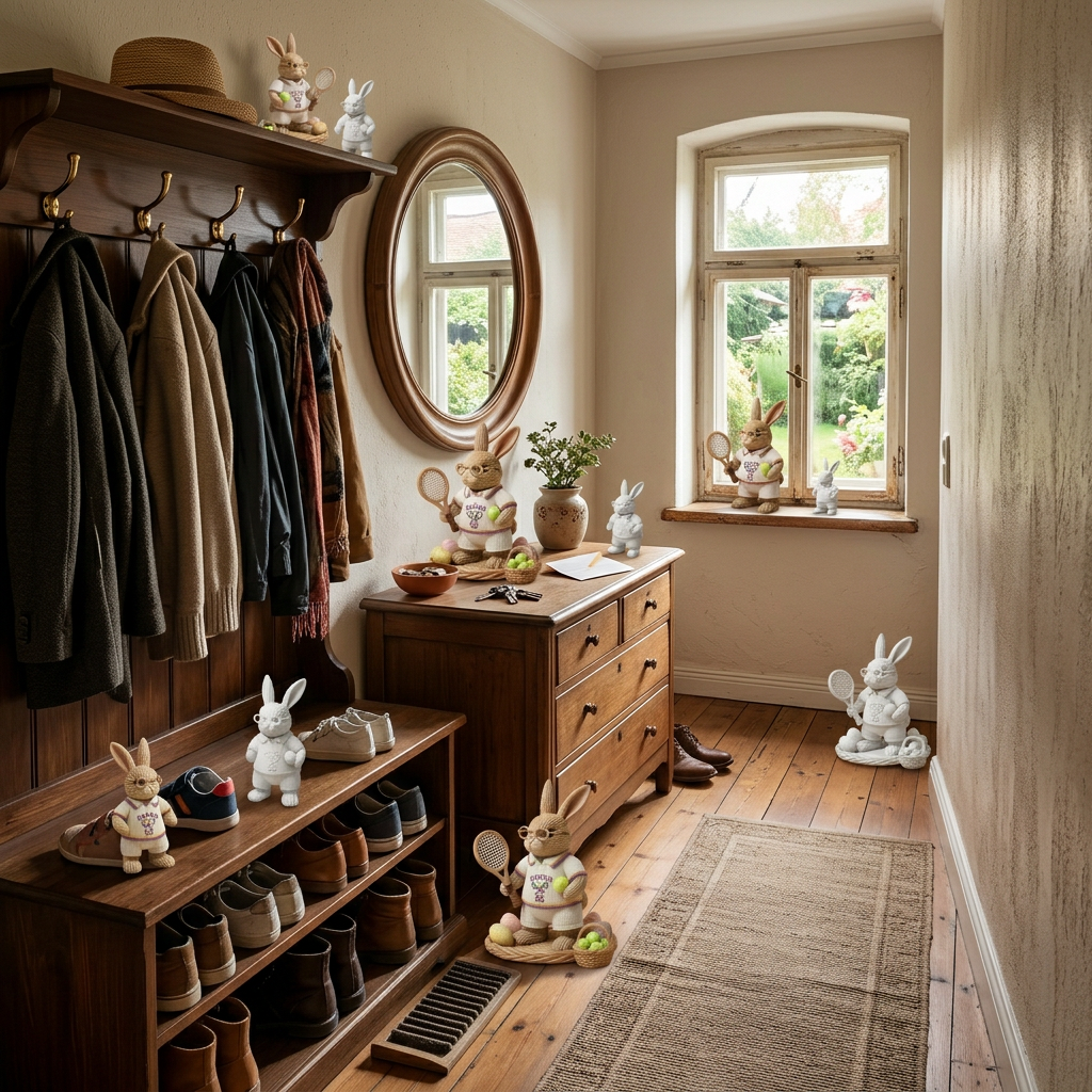 Oster-Tennis-Hase: Aufschlag zum Fest!