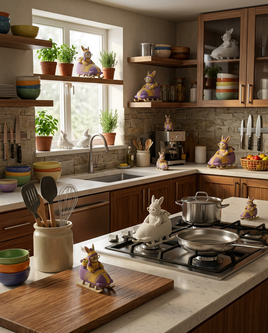 Osterhase Bobsportler - "Ski-Hase"