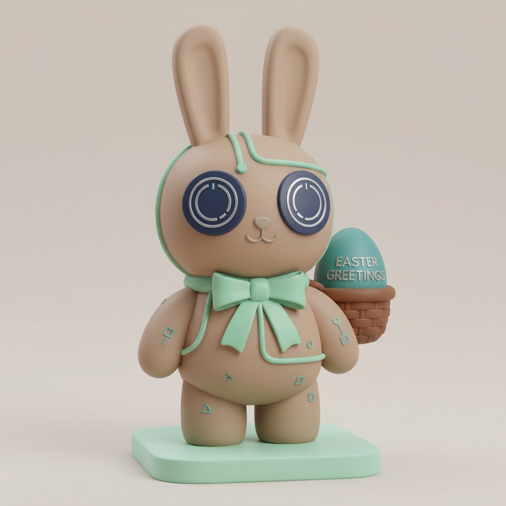 Bixby der Osterhase - Dein digitaler Gruß