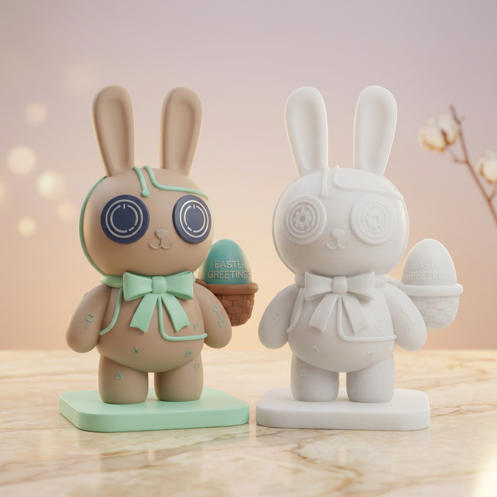 Bixby der Osterhase - Dein digitaler Gruß