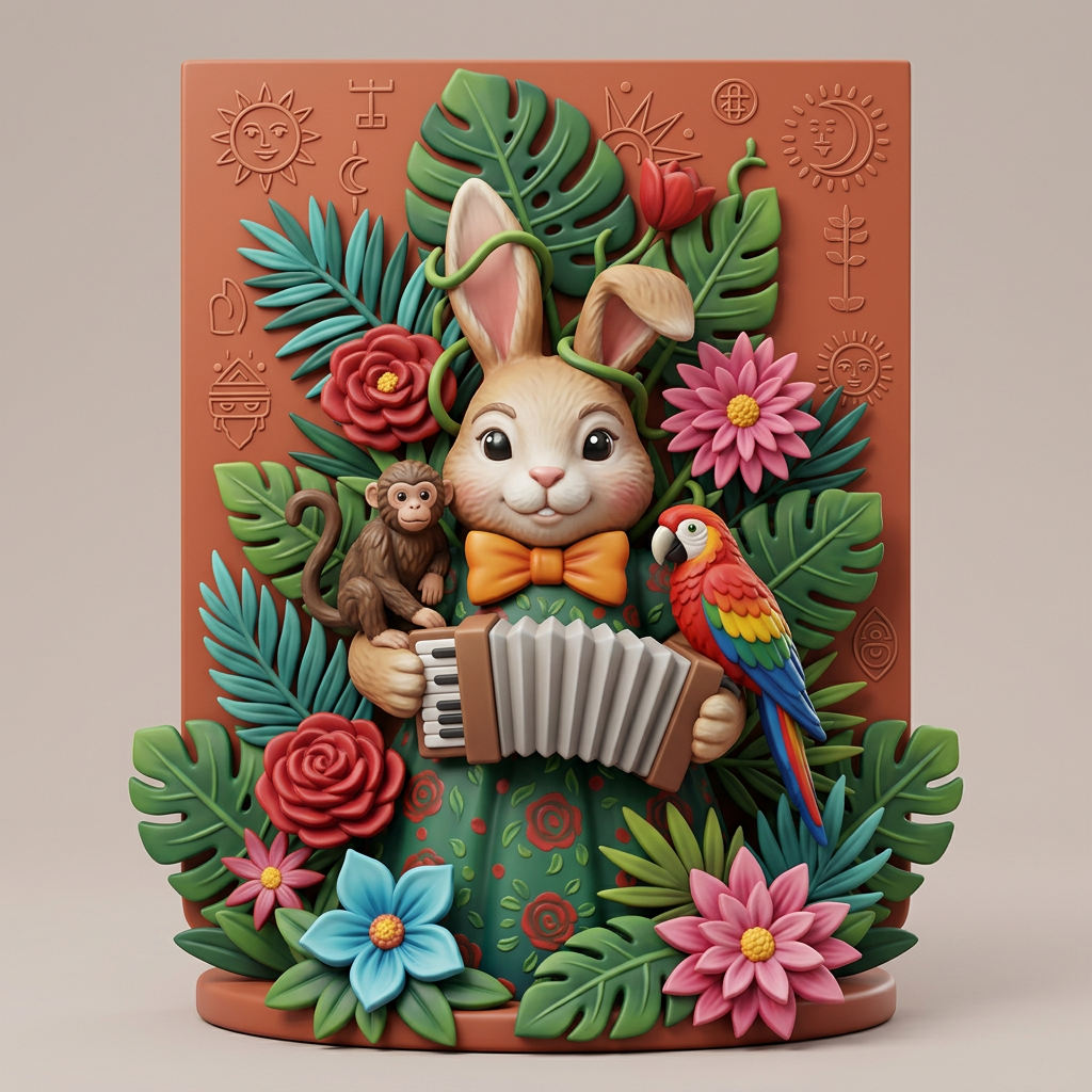 Hoppi das Kaninchen - Der musikalische Dschungel